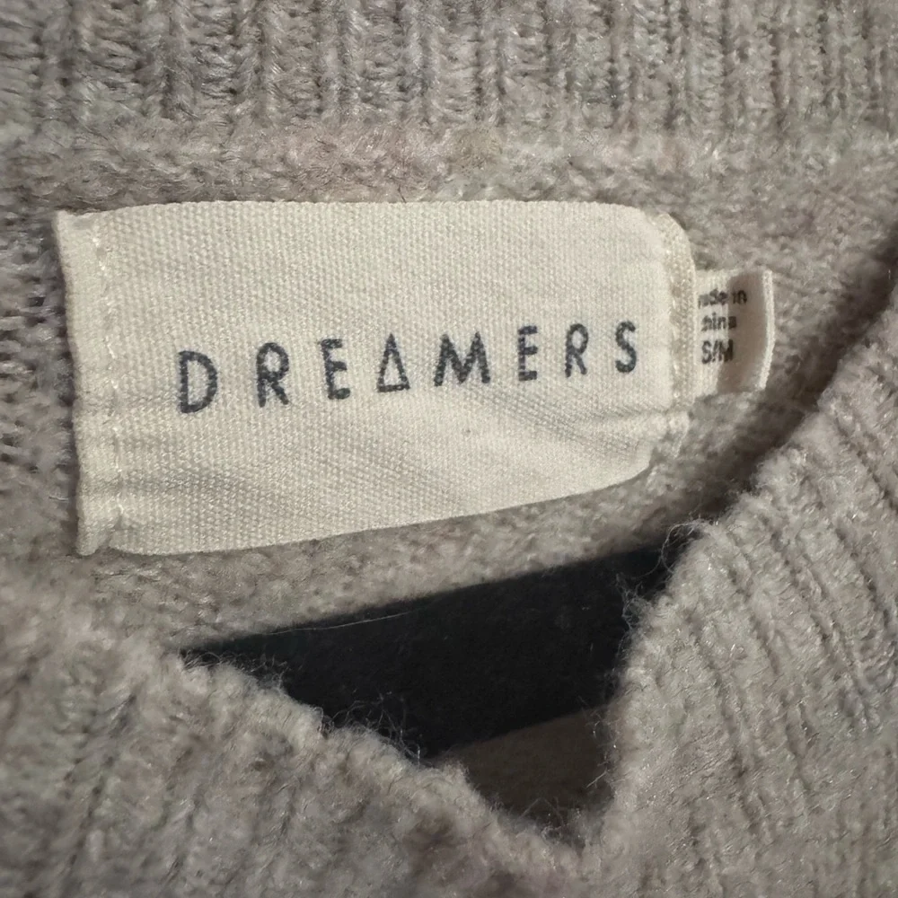 Dreamers Size S/M pink/tan/light Gray Women's Sweater